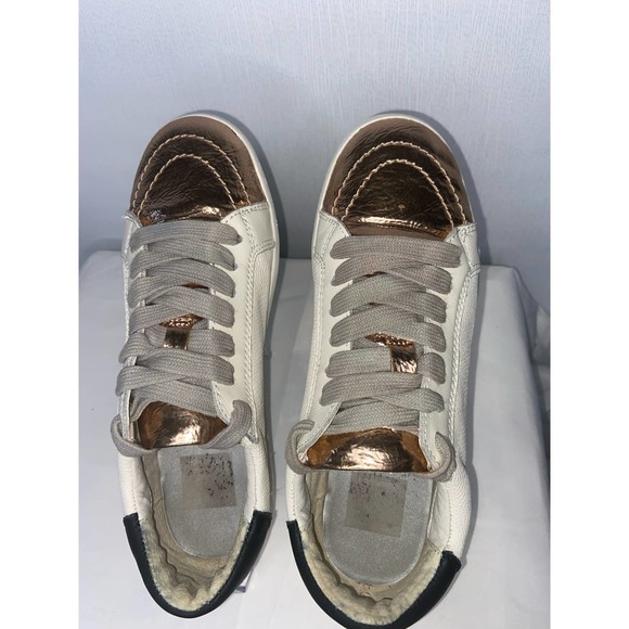 Dolce Vita Sneakers White with Rose Gold Womens size 6 (F) - Picture 3 of 12